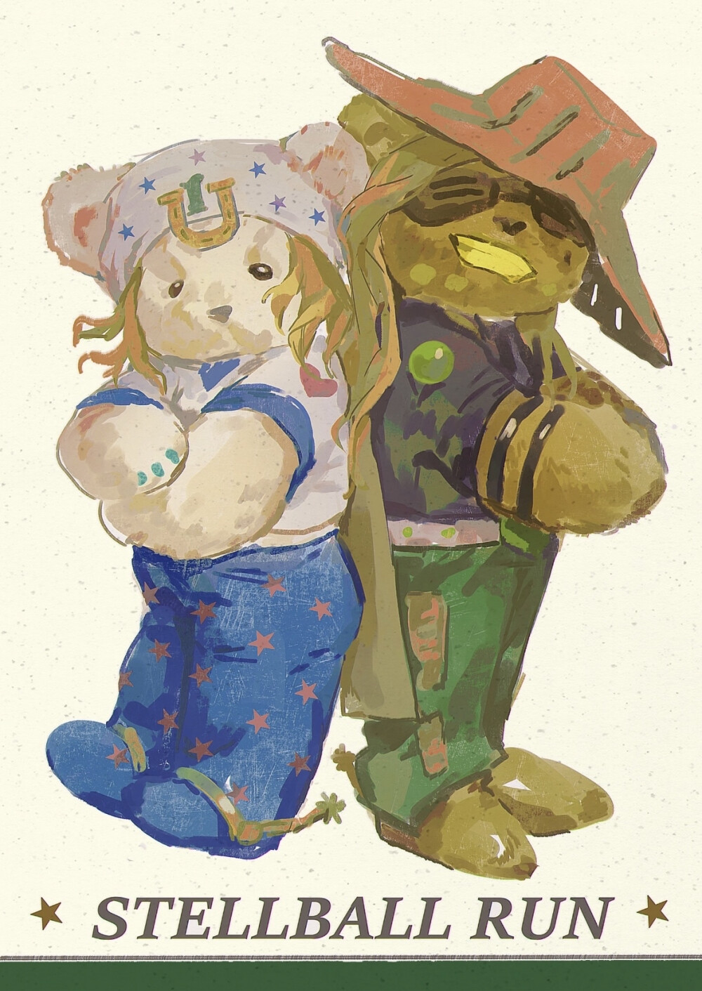 乔尼熊和杰洛熊（图源xhs博主黑今白