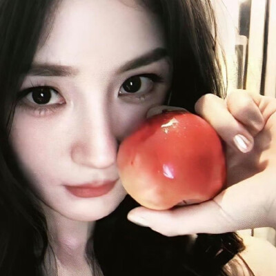 好美的杨幂苹果头像