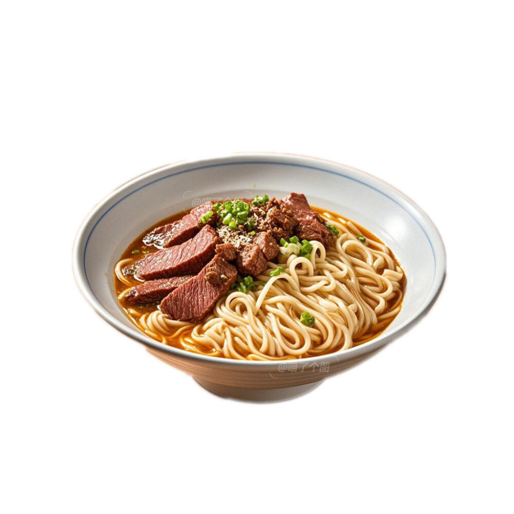 牛肉面白底头像