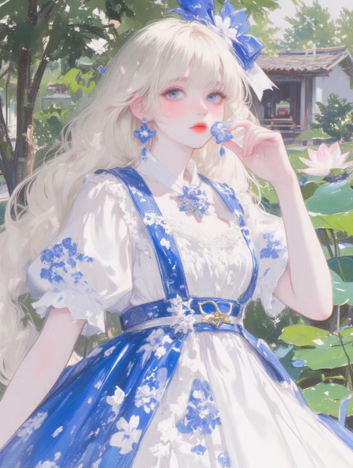 蓝色青花瓷