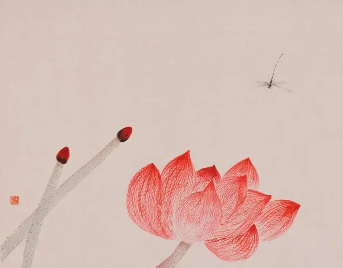 齐白石【广幽风图】