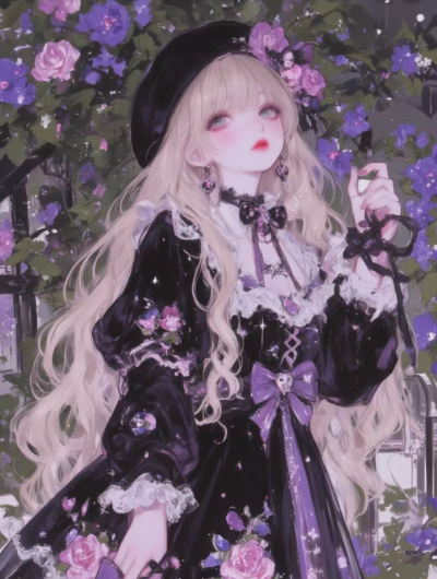 紫色晕染