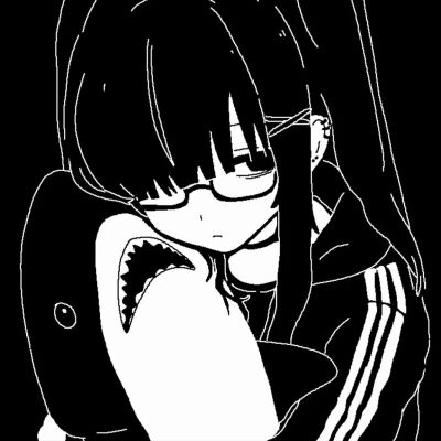 黑白动漫女头