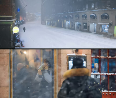 在暴雪时分