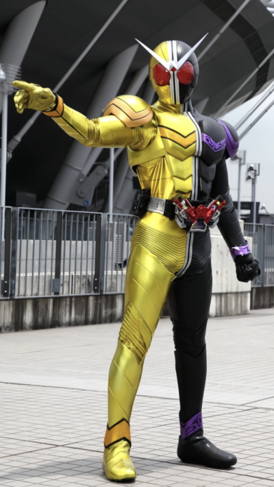 假面骑士双骑 (Double)，月神王牌。(侵权删)