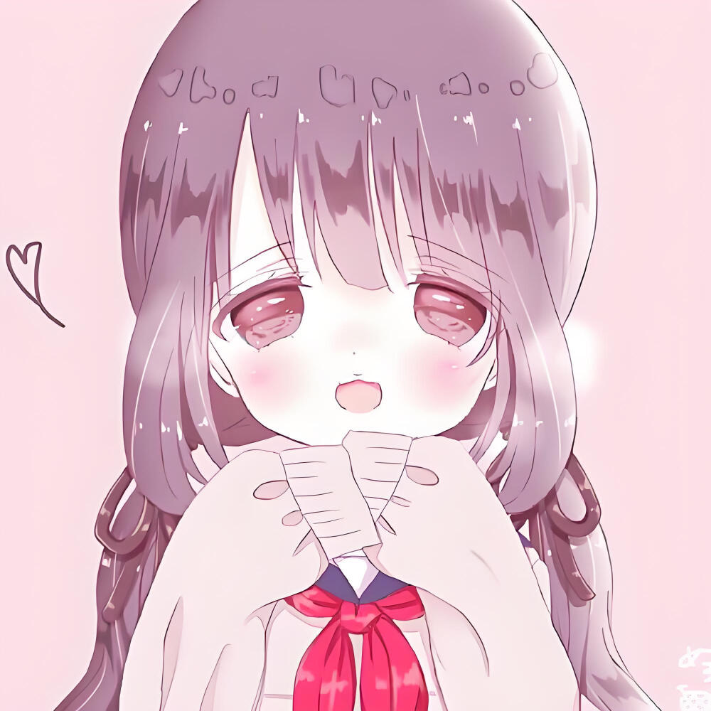 动漫女生头像
图源xhs 噪点雨