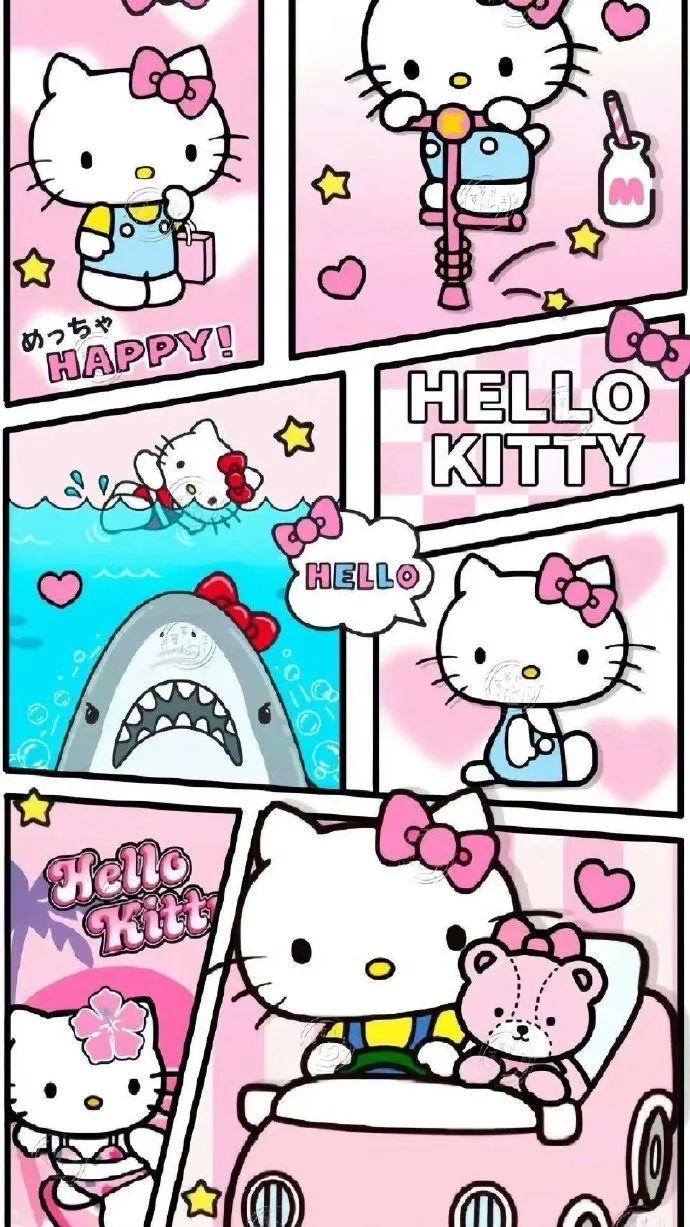 KT猫 壁纸 萌图 卡通