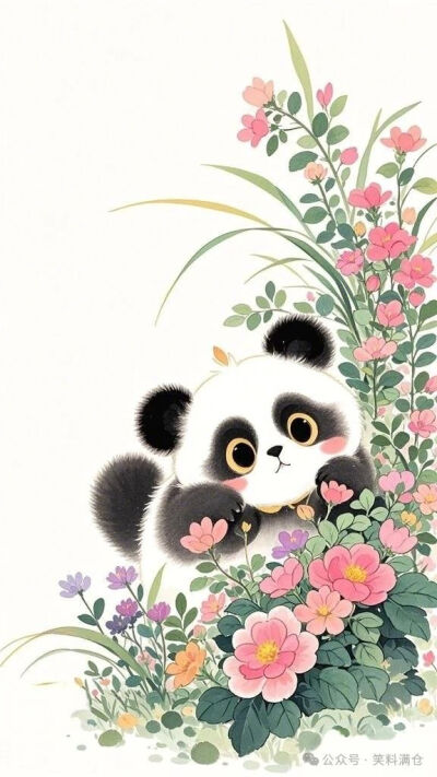 熊猫 壁纸 卡通