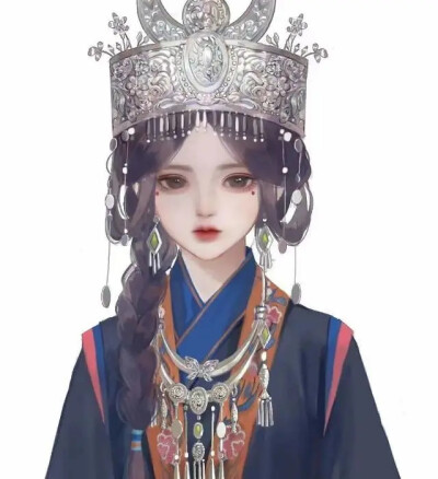 动漫女生头像
（很久以前存的图，抱歉忘了画师是谁了，侵删）