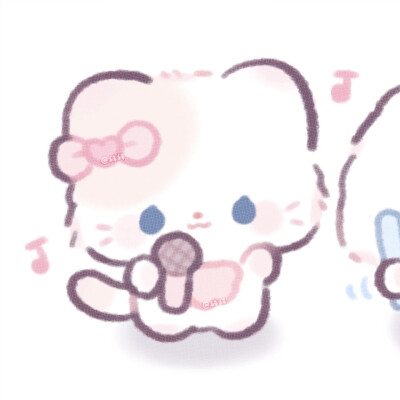 情头，原画师@袜袜幼稚园