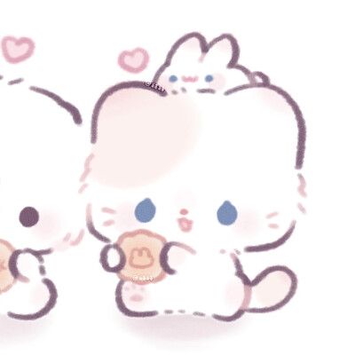 情头，原画师@袜袜幼稚园