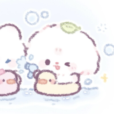 情头，原画师@袜袜幼稚园