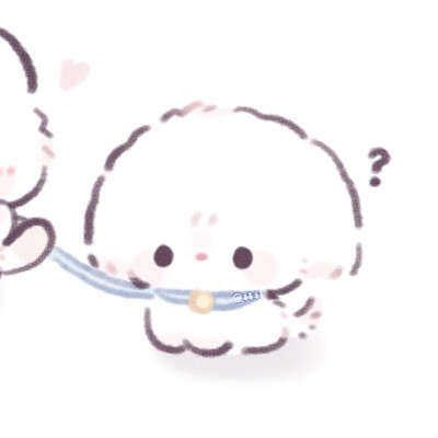 情头，原画师@袜袜幼稚园