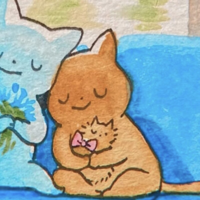 可爱温馨情侣闺蜜头像