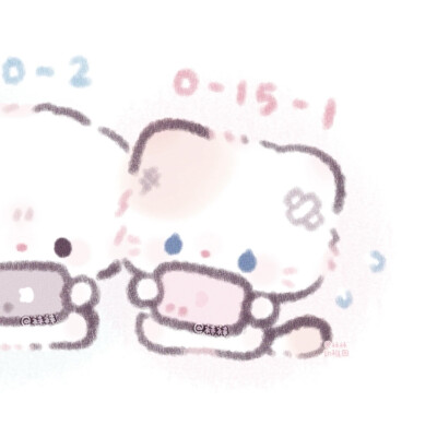 情头，原画师@袜袜幼稚园