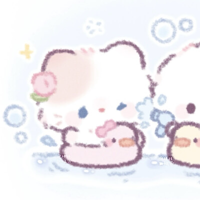情头，原画师@袜袜幼稚园