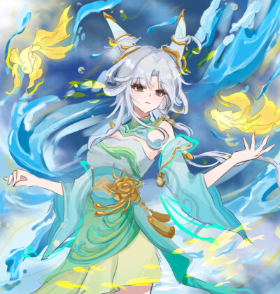 公孙离 插画 可爱