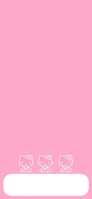 手机壁纸｜HelloKitty（套图：锁屏+桌面）