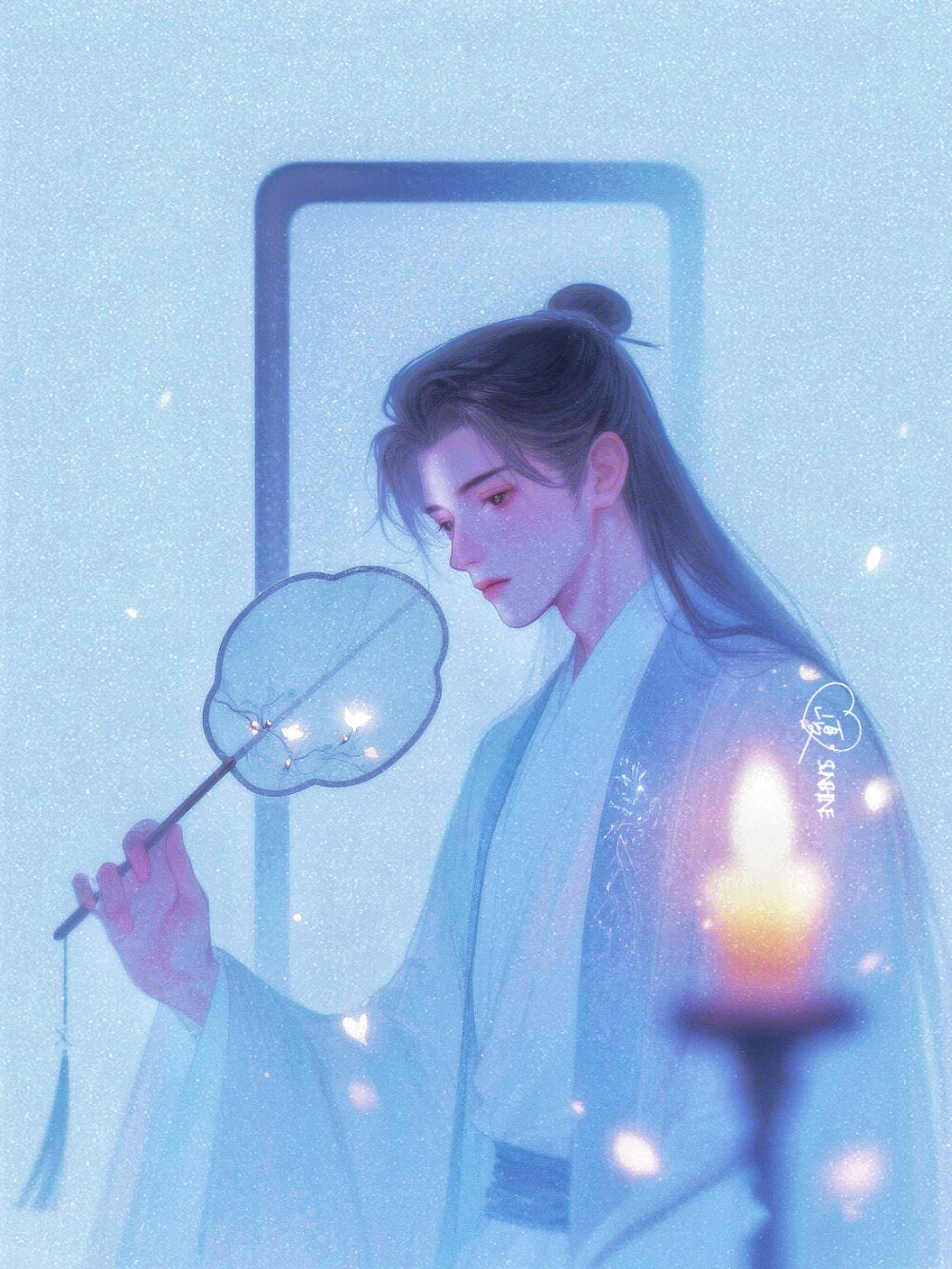 小扇引微凉，悠悠夏日长