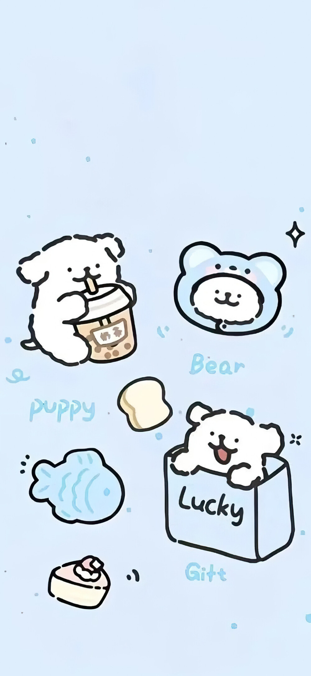 线条小狗