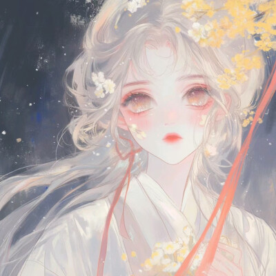 动漫 卡通 女生 女头 头像 古风 二次元