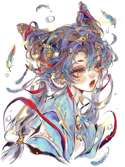 动漫 卡通 女生 女头 头像 古风 二次元