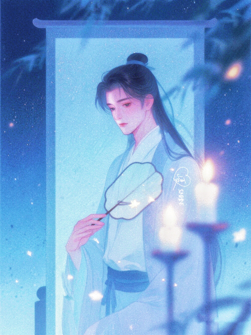 小扇引微凉，悠悠夏日长