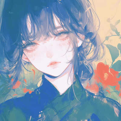 动漫 卡通 女生 女头 头像 古风 二次元