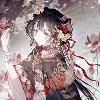 古风动漫女生头像