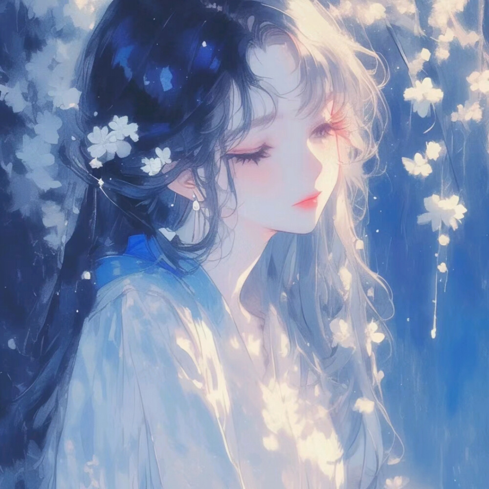 动漫 卡通 女生 女头 头像 古风 二次元