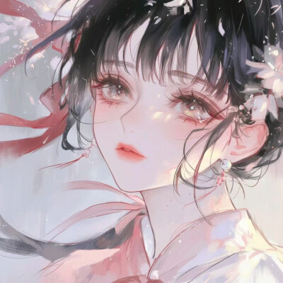 动漫 卡通 女生 女头 头像 古风 二次元