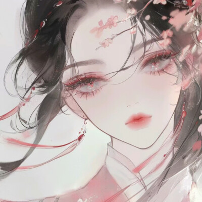 动漫 卡通 女生 女头 头像 古风 二次元