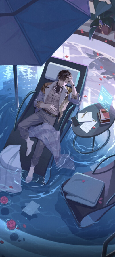 《未定事件簿》左然
图源《未定事件簿》：「岁岁依然」——2025左然生日活动剧情截图