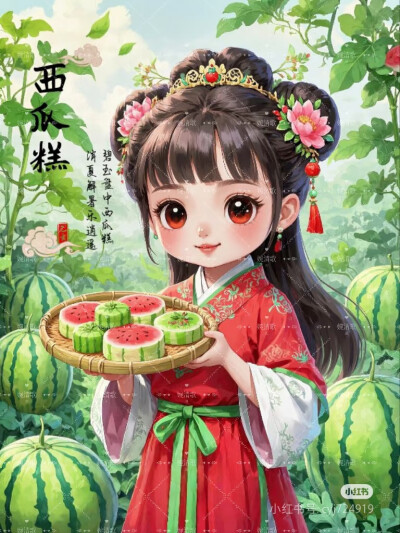 卡通美女