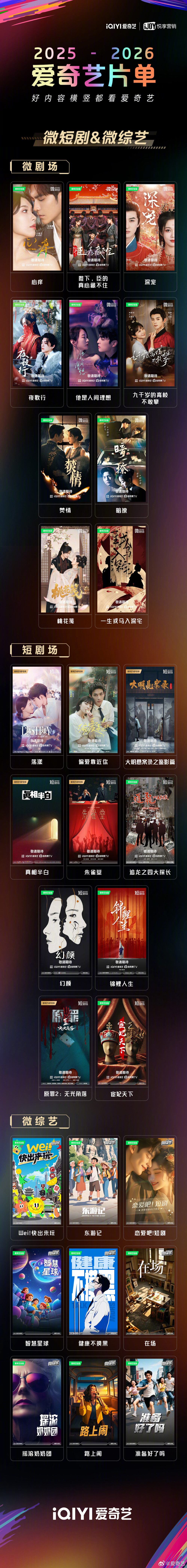 2025-2026爱奇艺片单