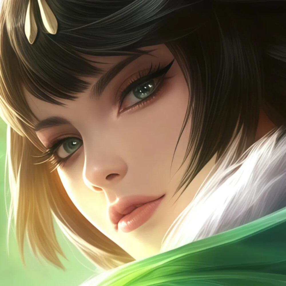 王者荣耀‖花木兰脸贴素材