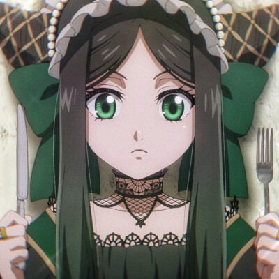 番剧：黑执事 -绿之魔女篇
角色：齐格琳德·沙利文
动漫女头Δ