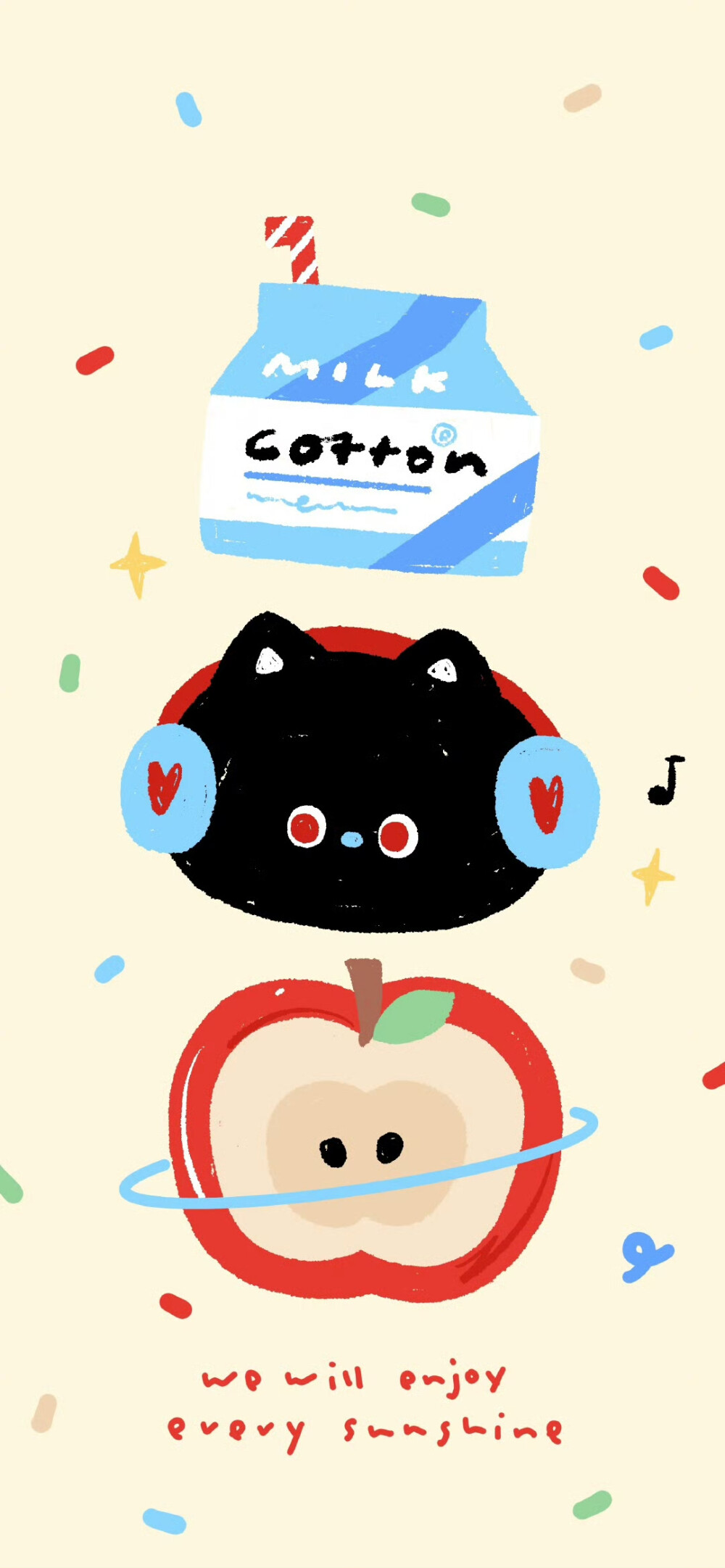 卡通ins风猫猫壁纸