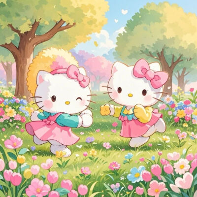 KT猫 头像 萌图 卡通