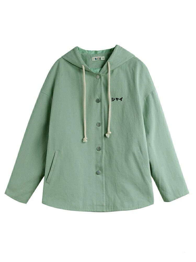 布衣酱原创趣味减龄风衣女短款2020新款春秋季韩版宽松学院风外套