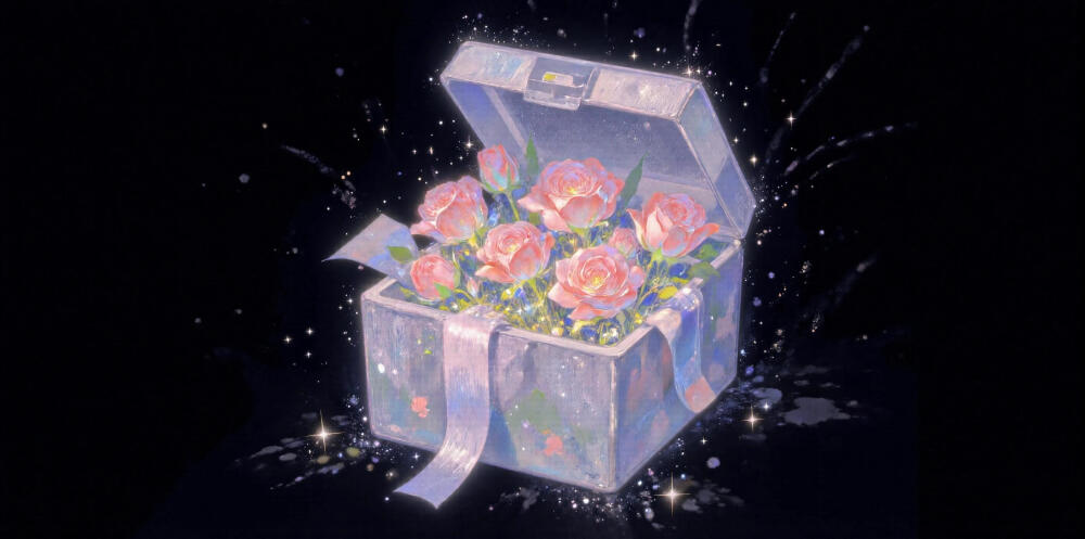 梦幻玫瑰花礼盒
