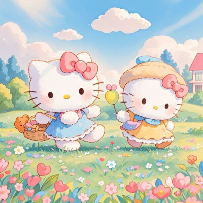 KT猫 头像 萌图 卡通