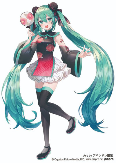 【速報！】初音ミクが様々なコスチュームを身にまとった「初音ミクフィギュア Costumes」シリーズ第3弾が登場決定今回はアバンドン蘭花さん描き下ろしのチャイナドレス衣装黒をベースにしたドレスにピンクの差し色が…
