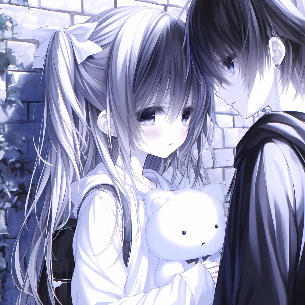 动漫情头可爱情侣头像男朋友女朋友