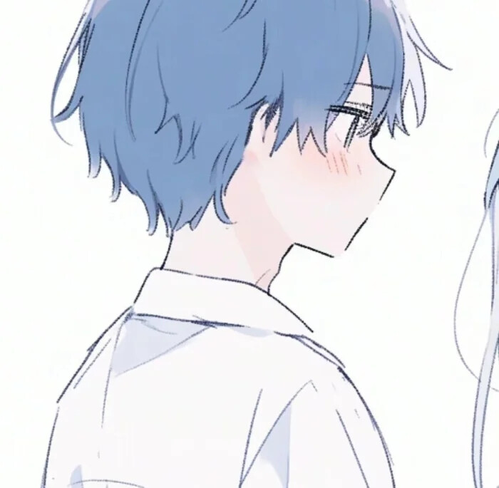 动漫情头，蓝色[图源网]