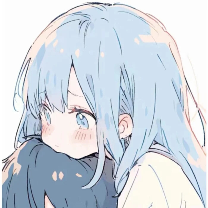 蓝色系动漫情头[图源网]