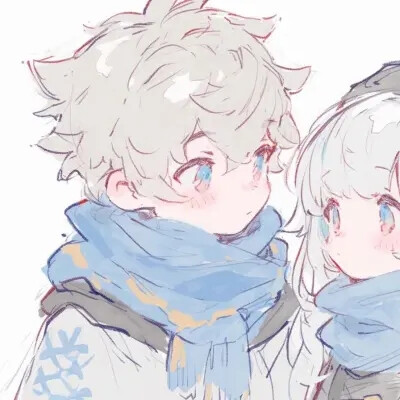 动漫情头，蓝色[图源网]