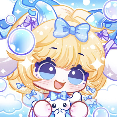 瑶 玉桂狗联动 插画头像