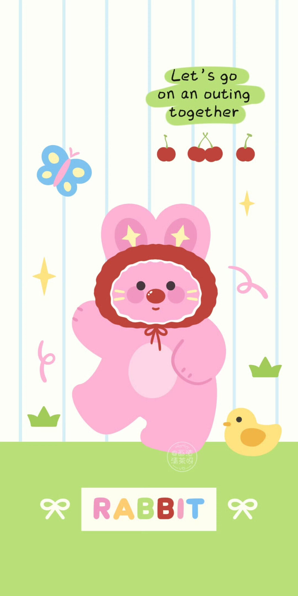 多巴胺色系可爱小动物