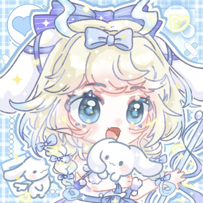 瑶 玉桂狗联动 插画头像